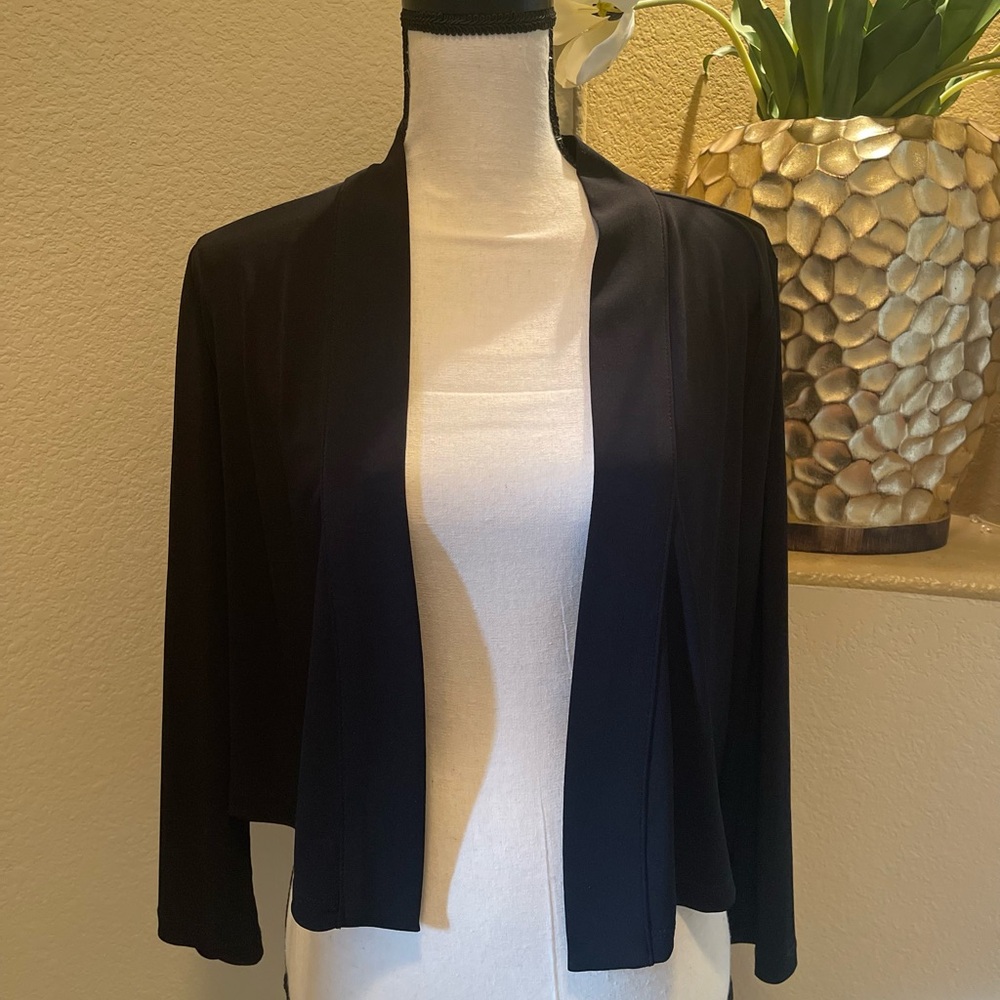 Calvin Klein Knit Blazer with Shawl Collar - Picture 1 of 4